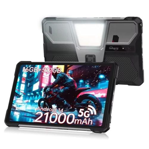 Unihertz Tank PAD 8849 5G tablette Android, 21000mAh,10.95 ""FHD,32Go+ 512Go Noir