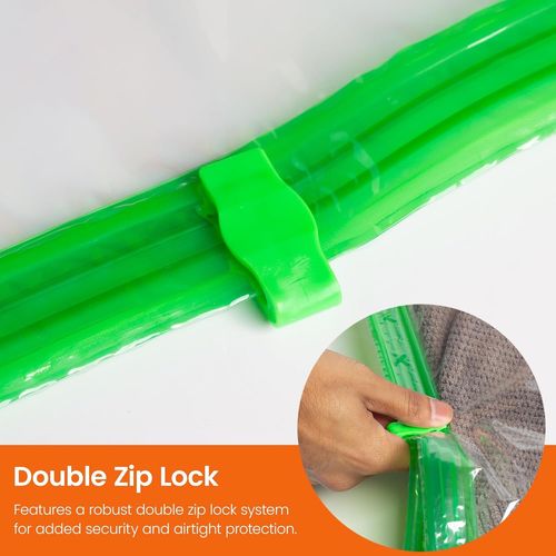 SJZG-Lot De 9 Sacs De Rangement Sous Vide Pour Économiser De L'Espace ¿ Sacs De Rangement Sous Vide Réutilisables Pour Vêtements Avec Pompe À Main ¿ Sacs De Compression Pour Vêtements En 3