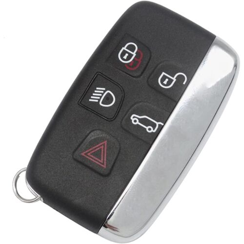 Jum-Coque Clé Range Rover Compatible Pour Range Rover Evoque Land Rover Discovery 4 Sport Freelander,Boitier Clé Land Rover,Télécommande Discovery 4,Clef Evoque - 5 Boutons