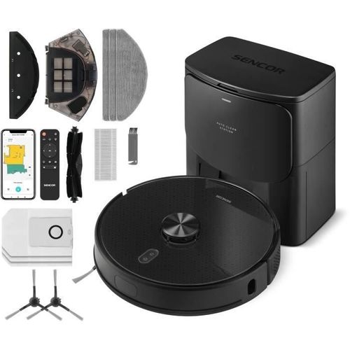 Aspirateur Robot Laveur Sencor SRV 9185BK