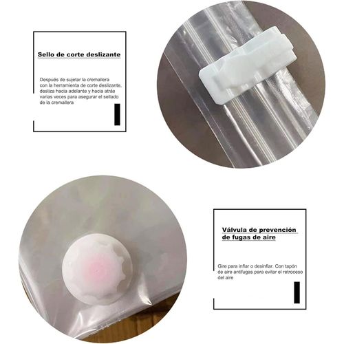 SJZG-Lot De 4 Sacs De Rangement Sous Vide 80 X 110 Cm Pour Économiser De L'Espace Pour Ranger Vêtements, Couettes, Oreillers Et Couvertures, Etc