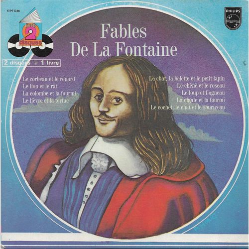 Yves-Gérard Le Dantec Jean Davy Michel Bouquet Renée Faure : Fables De La Fontaine Le Corbeau Et Le Renard, Lelion Et Le Rat, Le Lièvre Et La Tortue, Le Loup Et L'Agneau, ... (Livre Disque)