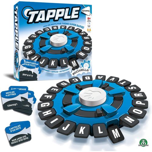 Jeu De Mots Tapple Rapide Électronique, 2 À 8 Joueurs, Idéal Pour Famille Et Soirées, Enfants 8 Ans Et +