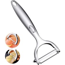 économes Acier Inoxydable Éplucheur à Légumes Et Fruits En Acier Inoxydable Robuste - Lame Céramique Ou Inox - Sans Marque Effaroucheur Oiseau