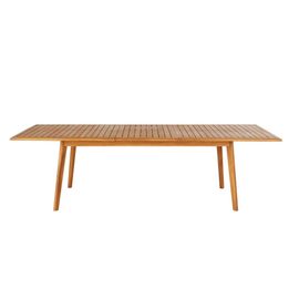 Table De Jardin Extensible En Bois De Teck 8/12 Personnes L200/260