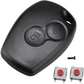 Lbgwp60-Coque Pour Clé R-Enault Trafic Master Dacia Dustuer Sandero Logan Opel Movano Vivaro Clé De Voiture Dacia 2 Boutons Vivaro Clé De Rechange Renault Télécommande