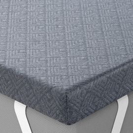 lbgwp60-10 Cm Pour Lit Double 120 X 190 Cm, Matelas À Mémoire De Forme, Matelas Avec Infusion De Charbon De Bambou, Matelas Avec Housse Amovible Et Lavable, Correcteur Matelas