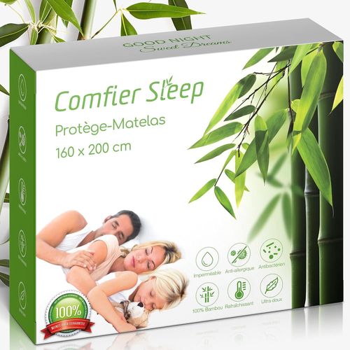 PATA-Protège Matelas 160x200 cm Imperméable - 100 % Bambou \u2013 Alèse Respirante et Douce \u2013 Alaise 160 x 200 Imperméable Lavable \u2013 Housse Anti-Acariens et Silencieuse