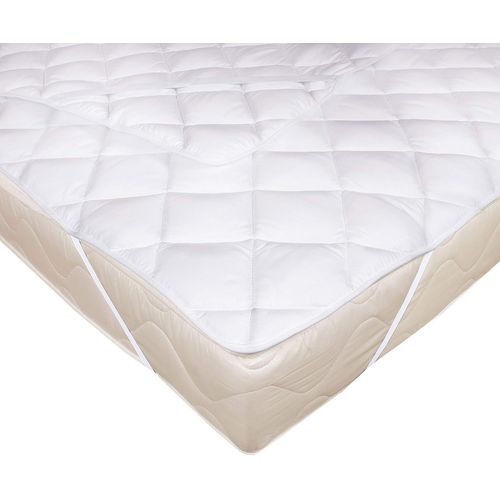 lbgwp60-Sur-Matelas, 100X200 Cm, Bande Élastique, Polyester, Blanc