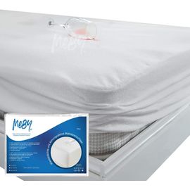 lbgwp60-Protège-Matelas Imperméable 180 X 200 Cm Fitted Surmatelas Respirant En Coton Fixation De Tension, Surmatelas Pour Incontinence, Protection Contre L'Humidité, Élastique, Sans Craquements
