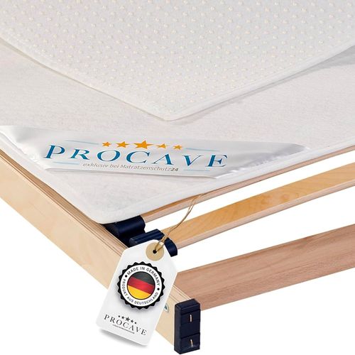 lbgwp60-Protège-Sommier Pour Le Sommier À Lattes En Différentes Tailles - Made In Germany | Matelas Et Protège-Matelas 90X200 Cm | Respirant - Antidérapant Et Lavable