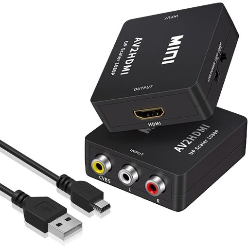 Adaptateur HDMI Vers Péritel Sky Vision - Plug & Play, Compatible PAL/NTSC, 1080p/60Hz