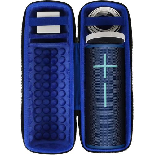 Senior-Dur Étui De Voyage Rigide Housse Cas Pour Ultimate Ears Ue Boom 4/ Boom 3 Enceinte Sans Fil Portable Bluetooth + Station De Charge (Boîte Seule)[L708]