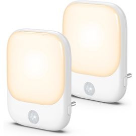 Détecteur De Mouvement LED Veilleuses Prise Ue Lumière D'armoire à Intensité Variable Pour Chambre De Chevet De Bébé Acheter à Prix Bas - Livraison Gratuite, Avis Réels Avec Des Photos