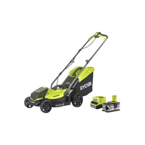 [JAMAIS UTILISÉ] Tondeuse poussée RYOBI - RLM18X33B40 - 18V One+ - coupe 33cm - 1 batterie 4.0Ah - 1 chargeur