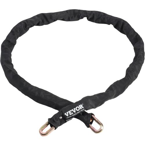 Subzonal-Antivol De Chaîne De Vélo, 1,8 M, Antivol De Sécurité Pour Vélo, En Acier Métallique Robuste, Antivol De Haute Sécurité, Pour Bicyclette, Moto, Scooter, Porte, Clôture, Portail, 9,5 Mm, Noir