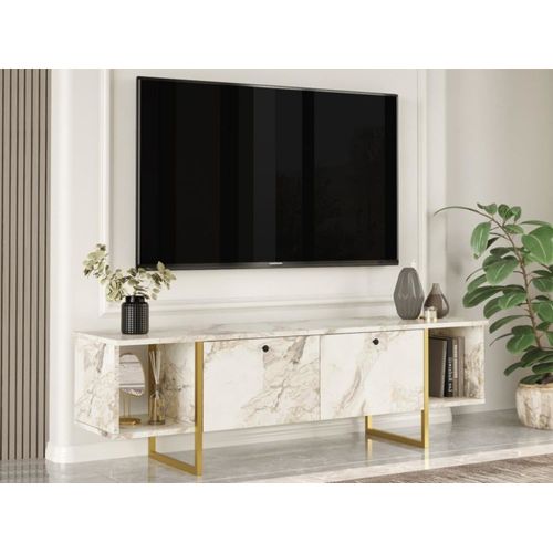 Meuble Tv Effet Bois Blanc