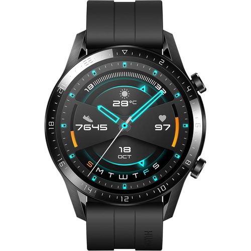 Watch Gt 2(46mm) Montre Connectée, Autonomie De 2 Semaine, Gps Intégré, 15 Modes De Sport, Suivi Du Rythme Cardiaque En Temps Réel, Appels Bluetooth, Sport Noir[Z856]