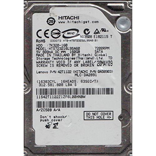 Disque dur Hitachi 160 Go HTS723216L9SA60