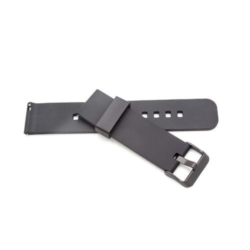Vhbw Bracelet Compatible Avec Lg G Watch, R Watch, Urban, W100, W110, W150 Montre Connectée - 12.2cm + 8.4 Cm Silicone Noir