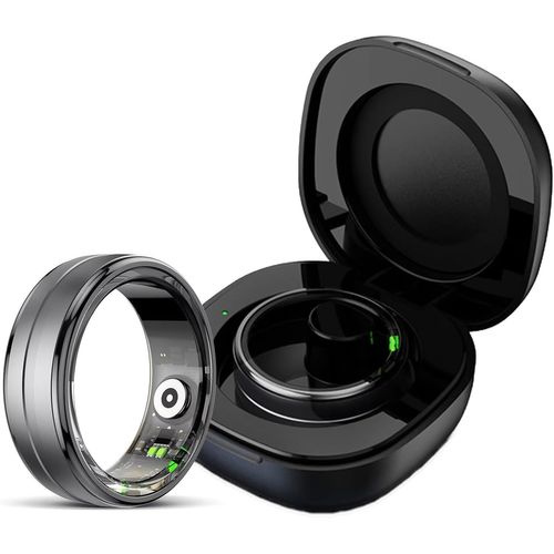 Findtime Bague Intelligente Pour Homme Et Femme - Tracker De Fitness Ip68 - Étanche - Anneau De Suivi De Fitness - Android Ios - Podomètre - Moniteur De Fréquence Cardiaque Spo2 - Suivi Du Sommeil