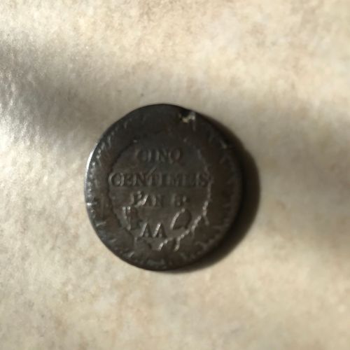 Cinq Centimes De L'An 8 Aa