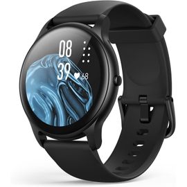 Montre Connectée Homme,Smartwatch Bluetooth 5.2 Étanche 5ATM Sport Bracelet Connecté Fitness avec Surveillance de la Pression Cardiaque Podomètre Contrôle de la Musique pour iOS et Android-Noir