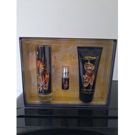 Christian Audigier Ed Hardy Eau De Toilette 100 Ml - Miniature Edt 7,5 Ml - Gel Douche 200 Ml 