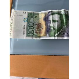 2 Billets De 1000 Pesetas Daté Du 12 Octobre 1992