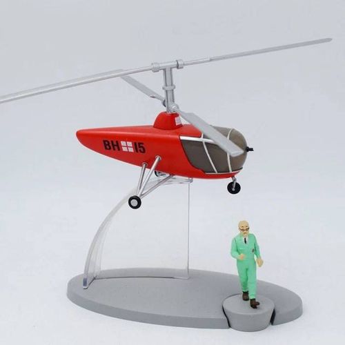 En Avion Tintin N°30 Hélicoptère Rouge