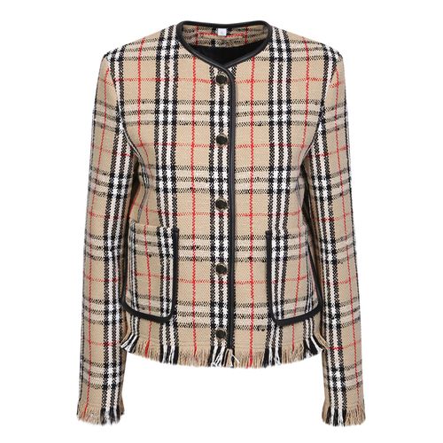 Veste Beige Pour Femme Burberry