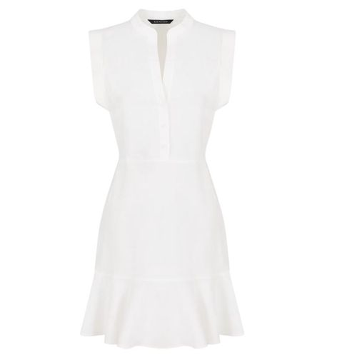 Robe Sans Manches Blanche Armani Exchange