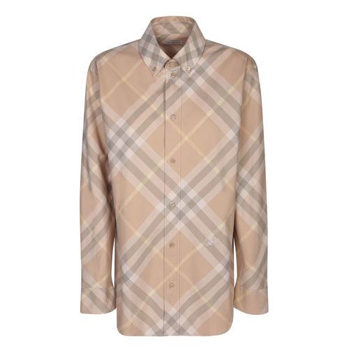 T-Shirt En Coton Beige Burberry