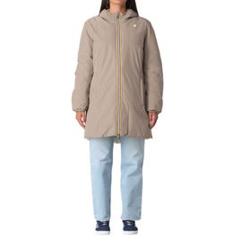 Veste En Nylon Beige K-Way Pour Femme
