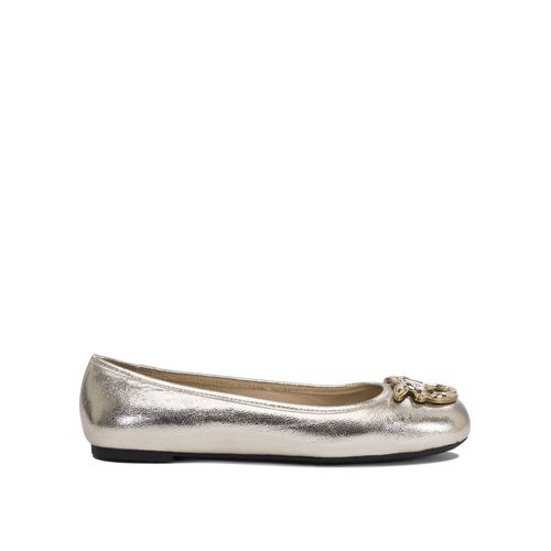 Ballerines En Cuir Dorélégantes De Pinko