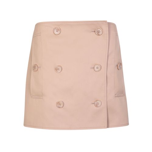 Jupe En Coton Beige Burberry