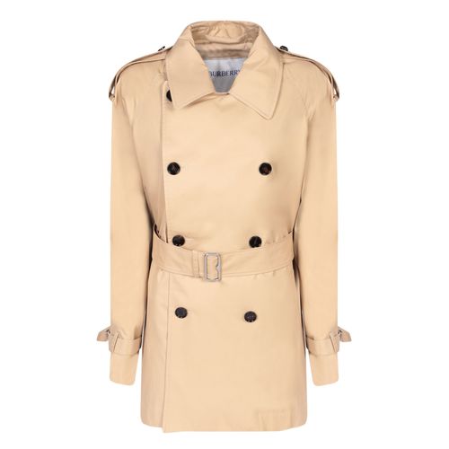Trench-Coat En Coton Beige Pour Femmes Burberry