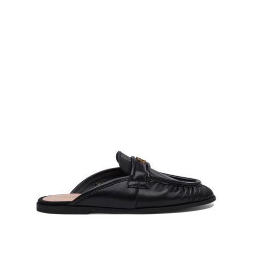 Mocassins En Cuir Noir Pinko Pour