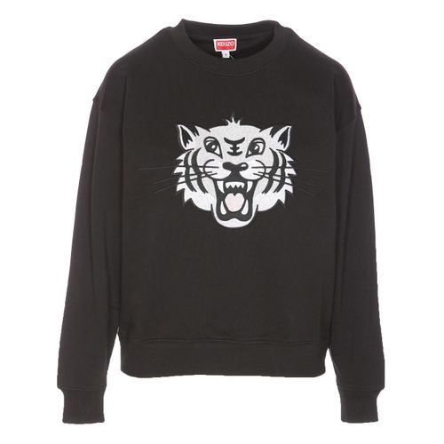 Sweatshirt En Coton Noir Pour Femme Kenzo