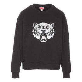 Sweatshirt En Coton Noir Pour Femme Kenzo