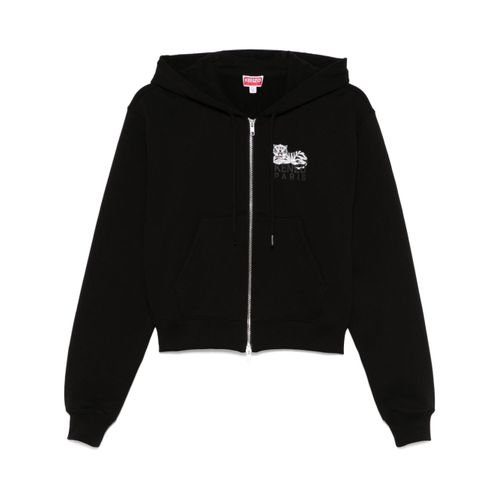 Sweatshirt En Coton Noir Pour Femme Kenzo