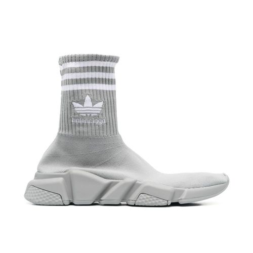 Baskets Chaussettes Grises Balenciaga X Adidas Speed 2.0 Pour Femme - 35