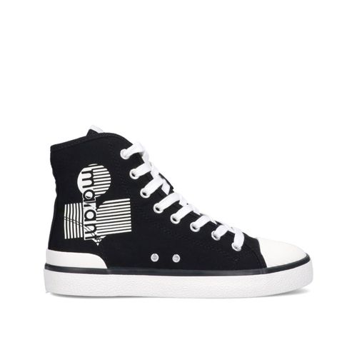 Baskets À Lacets En Toile Noire Isabel Marant - 35