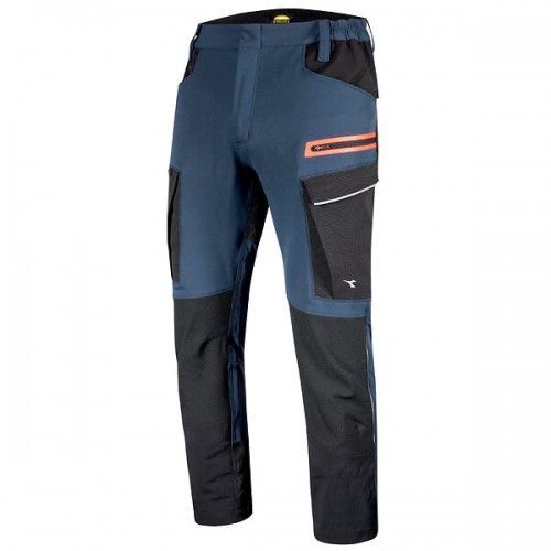 Pantalon de travail - Hybrid Cargo - noir et bleu nuit - M Diadora Utility
