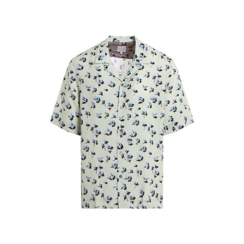 Chemise En Viscose Et Lin Verte - Paul Smith