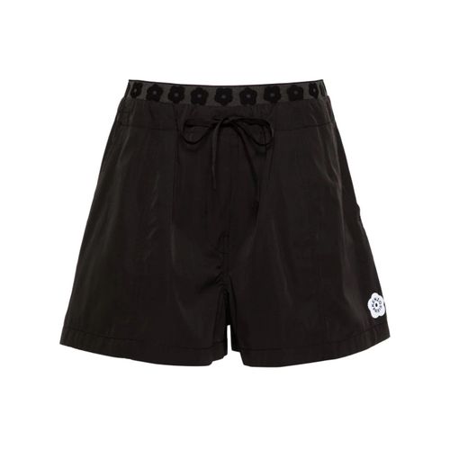 Shorts Bermuda Noirs Kenzo - Mélange Polyester/Coton Pour Femmes