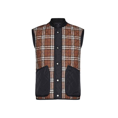 Veste Sans Manches En Polyester Marron Burberry Weaverton Pour Homme