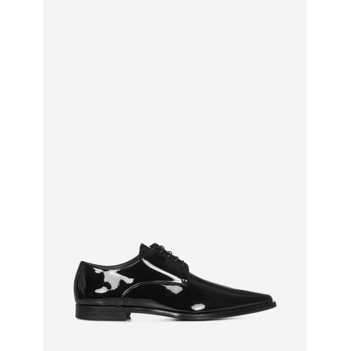 Chaussures Derby En Cuir Noir Pour Dsquared2