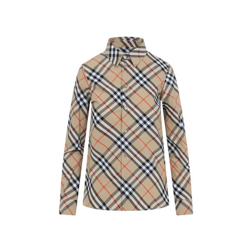 Chemise En Coton Nude & Neutrals Burberry