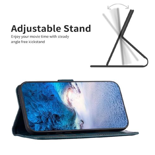 Étui Pour Redmi Note 11pro Étui En Cuir Multi-Couleur Affaires Portefeuille Fente Multi-Carte - Vert